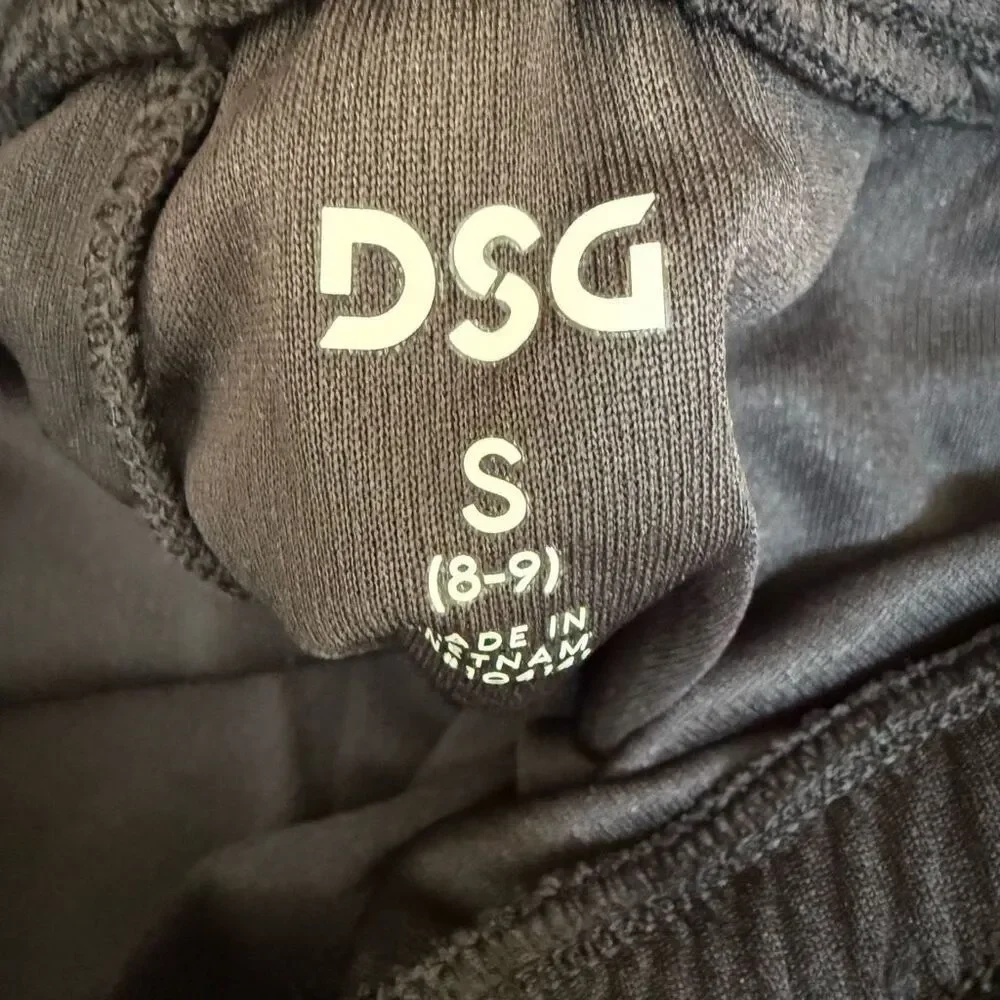 DSG MESH MID-RISE SHORTS GIRLS BLACK/WHITE size S 8-9 NWT